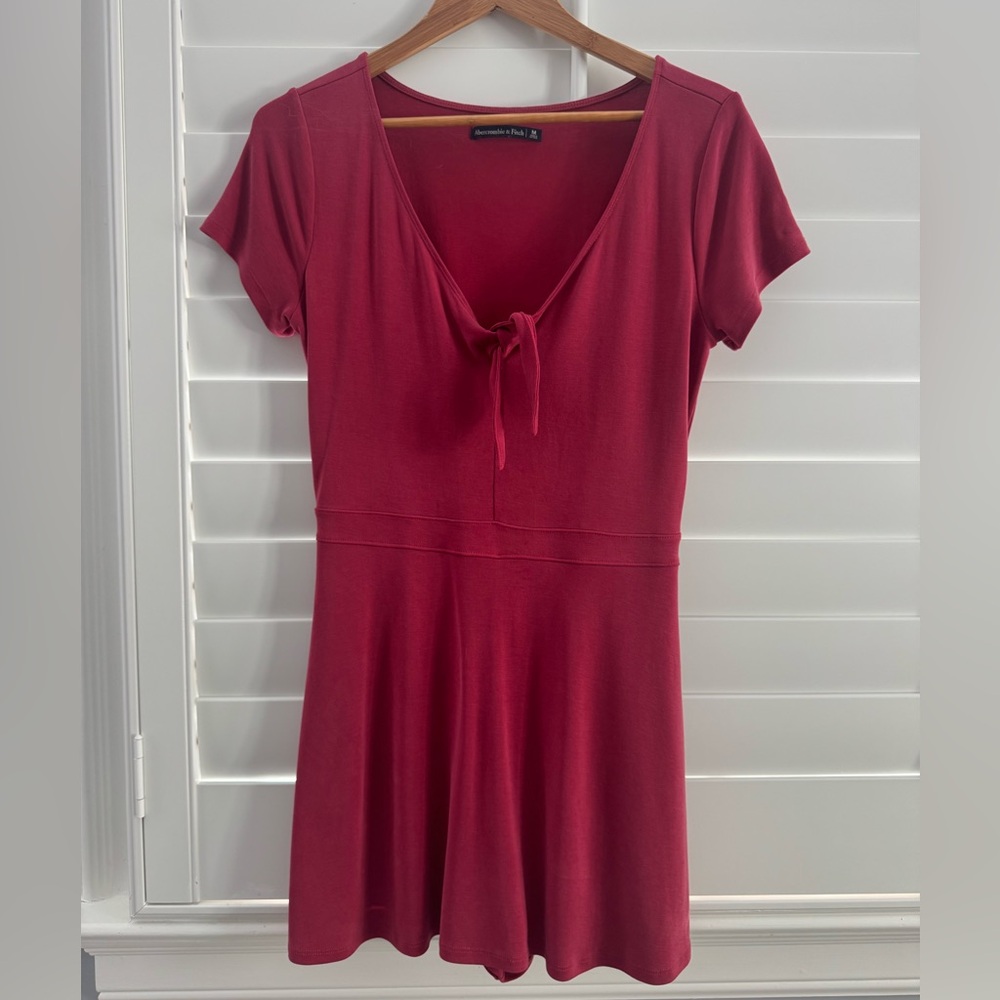 Women's Red Romper